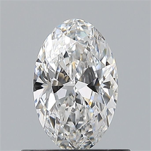 Picture of Natural Diamond 0.52 Carats, Oval with  Cut, E Color, VVS2 Clarity and Certified by GIA