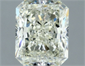 Natural Diamond 1.20 Carats, Radiant with  Cut, N Color, VVS1 Clarity and Certified by GIA