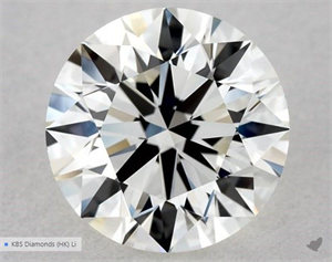 Picture of Natural Diamond 1.01 Carats, Round with Excellent Cut, J Color, VVS2 Clarity and Certified by GIA