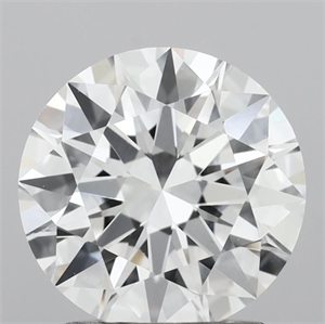 Picture of Lab Grown Diamond 1.53 Carats, Round with Ideal Cut, D Color, VVS2 Clarity and Certified by IGI