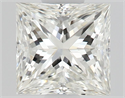 Natural Diamond 0.50 Carats, Princess with  Cut, I Color, VS1 Clarity and Certified by GIA