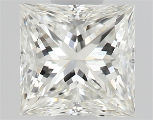 Picture of Natural Diamond 0.50 Carats, Princess with  Cut, I Color, VS1 Clarity and Certified by GIA