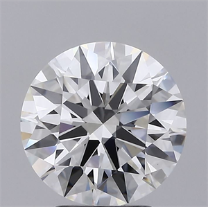 Picture of Lab Grown Diamond 3.19 Carats, Round with Ideal Cut, E Color, VVS2 Clarity and Certified by IGI