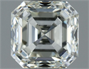 Natural Diamond 1.00 Carats, Asscher with  Cut, J Color, IF Clarity and Certified by IGI