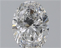 Natural Diamond 0.42 Carats, Oval with  Cut, E Color, VVS2 Clarity and Certified by GIA