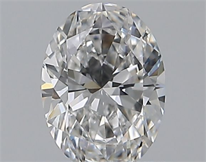 Picture of Natural Diamond 0.42 Carats, Oval with  Cut, E Color, VVS2 Clarity and Certified by GIA