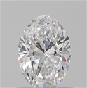 Natural Diamond 0.60 Carats, Oval with  Cut, E Color, VS1 Clarity and Certified by GIA