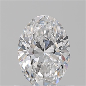 Picture of Natural Diamond 0.60 Carats, Oval with  Cut, E Color, VS1 Clarity and Certified by GIA