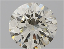 Natural Diamond 0.70 Carats, Round with Excellent Cut, L Color, VVS2 Clarity and Certified by IGI