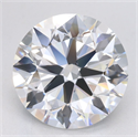 Lab Grown Diamond 4.00 Carats, Round with Ideal Cut, D Color, VVS1 Clarity and Certified by IGI
