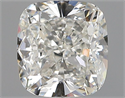 Natural Diamond 0.70 Carats, Cushion with  Cut, H Color, VS1 Clarity and Certified by GIA