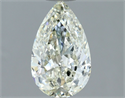 Natural Diamond 1.01 Carats, Pear with  Cut, J Color, SI1 Clarity and Certified by IGI