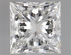 Picture of Natural Diamond 0.90 Carats, Princess with  Cut, K Color, I1 Clarity and Certified by GIA