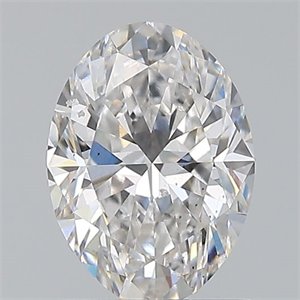 Picture of Natural Diamond 0.90 Carats, Oval with  Cut, E Color, SI1 Clarity and Certified by GIA