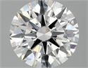 Lab Grown Diamond 1.04 Carats, Round with Ideal Cut, E Color, VS1 Clarity and Certified by IGI