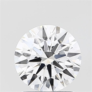 Picture of Lab Grown Diamond 1.50 Carats, Round with Ideal Cut, D Color, VS1 Clarity and Certified by IGI