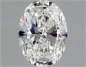 Natural Diamond 0.80 Carats, Oval with  Cut, D Color, VS1 Clarity and Certified by GIA