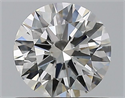 Natural Diamond 0.76 Carats, Round with Excellent Cut, H Color, VS1 Clarity and Certified by GIA