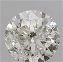Natural Diamond 0.70 Carats, Round with Very Good Cut, K Color, I1 Clarity and Certified by IGI