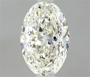 Picture of Natural Diamond 0.43 Carats, Oval with  Cut, H Color, IF Clarity and Certified by IGI
