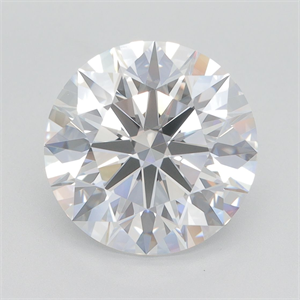 Picture of Lab Grown Diamond 4.37 Carats, Round with Excellent Cut, E Color, VVS1 Clarity and Certified by GIA