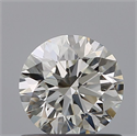 Natural Diamond 0.71 Carats, Round with Excellent Cut, H Color, IF Clarity and Certified by IGI