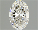 Natural Diamond 1.01 Carats, Oval with  Cut, I Color, VVS1 Clarity and Certified by GIA
