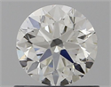 Natural Diamond 0.70 Carats, Round with Very Good Cut, H Color, VS2 Clarity and Certified by GIA