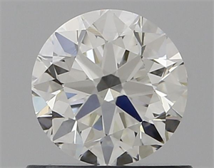 Picture of Natural Diamond 0.70 Carats, Round with Very Good Cut, H Color, VS2 Clarity and Certified by GIA