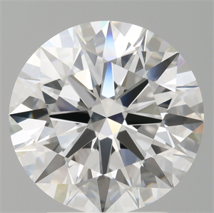 Picture of Lab Grown Diamond 3.08 Carats, Round with Ideal Cut, E Color, VVS2 Clarity and Certified by IGI
