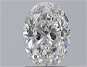 Diamante Natural 1.51 quilates, Ovalado , Color D, claridad VS1 y certificado GIA