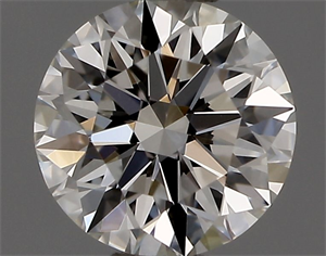 Picture of Natural Diamond 0.41 Carats, Round with Excellent Cut, H Color, VVS2 Clarity and Certified by GIA