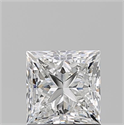Natural Diamond 1.20 Carats, Princess with  Cut, F Color, VS2 Clarity and Certified by GIA