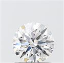Lab Grown Diamond 1.01 Carats, Round with Ideal Cut, E Color, VS1 Clarity and Certified by IGI