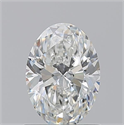 Natural Diamond 1.01 Carats, Oval with  Cut, G Color, VVS2 Clarity and Certified by GIA