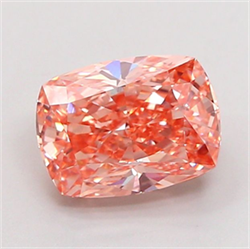 Picture of Lab Grown Diamond 2.02 Carats, CUSHION MODIFIED with  Cut, Fancy Intense Pink Color, VS1 Clarity and Certified by IGI
