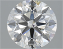 Natural Diamond 3.01 Carats, Round with Excellent Cut, H Color, SI2 Clarity and Certified by GIA