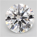 Lab Grown Diamond 3.23 Carats, Round with Excellent Cut, D Color, VVS2 Clarity and Certified by GIA
