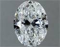 Natural Diamond 1.21 Carats, Oval with  Cut, F Color, VS2 Clarity and Certified by GIA
