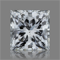 Natural Diamond 0.57 Carats, Princess with  Cut, D Color, VS2 Clarity and Certified by GIA