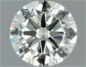 Natural Diamond 1.30 Carats, Round with Excellent Cut, M Color, SI1 Clarity and Certified by IGI