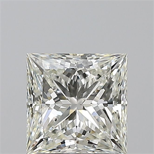 Picture of Natural Diamond 1.23 Carats, Princess with  Cut, J Color, VS2 Clarity and Certified by GIA