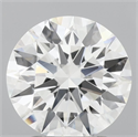 Lab Grown Diamond 2.25 Carats, Round with Ideal Cut, E Color, VVS1 Clarity and Certified by IGI