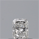 Natural Diamond 0.25 Carats, Radiant with  Cut, F Color, VVS1 Clarity and Certified by GIA