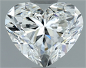 Natural Diamond 1.52 Carats, Heart with  Cut, H Color, VS1 Clarity and Certified by GIA