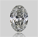 Natural Diamond 0.70 Carats, Oval with  Cut, J Color, SI2 Clarity and Certified by GIA