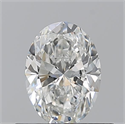 Diamante Natural 0.57 quilates, Ovalado , Color G, claridad IF y certificado GIA