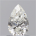 Natural Diamond 0.50 Carats, Pear with  Cut, G Color, VS2 Clarity and Certified by GIA