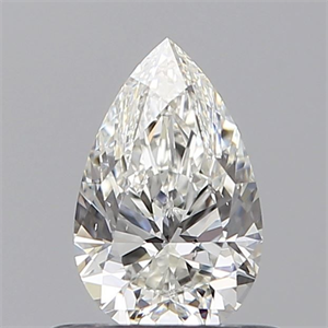 Picture of Natural Diamond 0.50 Carats, Pear with  Cut, G Color, VS2 Clarity and Certified by GIA
