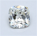 Natural Diamond 0.91 Carats, Cushion with  Cut, K Color, VVS2 Clarity and Certified by GIA